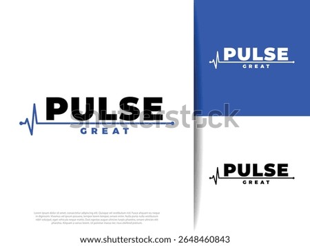 A clean, modern pulse line icon. Ideal for medical, health, and fitness apps. Represents heart rate, vital signs, and energy.