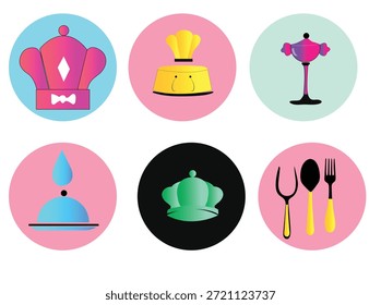 Clean and modern restaurant icon representing food service, dining, menu, chef, and hospitality concepts. Perfect for apps, websites, flyers, menus, and branding projects.