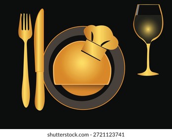 Clean and modern restaurant icon representing food service, dining, menu, chef, and hospitality concepts. Perfect for apps, websites, flyers, menus, and branding projects.