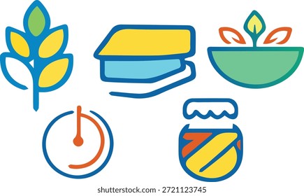 Icono de restaurante limpio y moderno que representa los conceptos de servicio de comida, comedor, menú, chef y hospitalidad. Perfecto para App, Sitios web, volantes, menús y proyectos de marca.