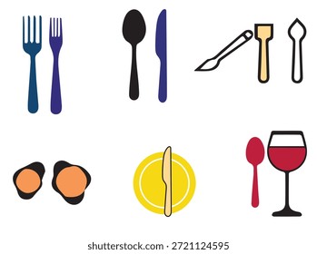Clean and modern restaurant icon representing food service, dining, menu, chef, and hospitality concepts. Perfect for apps, websites, flyers, menus, and branding projects.