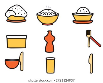 Clean and modern restaurant icon representing food service, dining, menu, chef, and hospitality concepts. Perfect for apps, websites, flyers, menus, and branding projects.