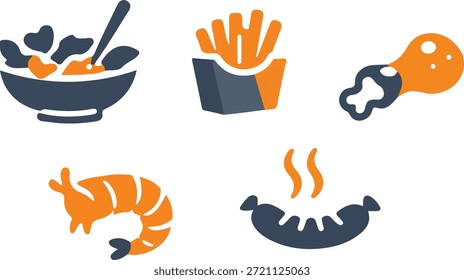 Clean and modern restaurant icon representing food service, dining, menu, chef, and hospitality concepts. Perfect for apps, websites, flyers, menus, and branding projects.
