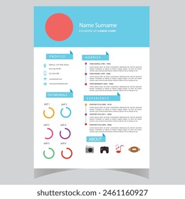 Clean Modern Resume and Cover Letter Layout Vector Template for Business Job Applications, Minimalist resume cv template,  
Resume design template, cv design, multipurpose resume design