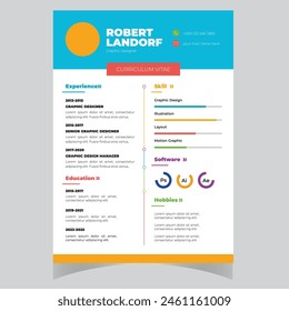 Clean Modern Resume and Cover Letter Layout Vector Template for Business Job Applications, Minimalist resume cv template,  
Resume design template, cv design, multipurpose resume design