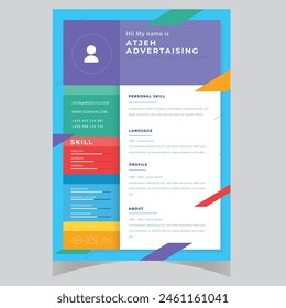 Clean Modern Resume and Cover Letter Layout Vector Template for Business Job Applications, Minimalist resume cv template,  
Resume design template, cv design, multipurpose resume design