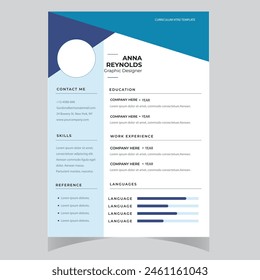 Clean Modern Resume and Cover Letter Layout Vector Template for Business Job Applications, Minimalist resume cv template,  
Resume design template, cv design, multipurpose resume design