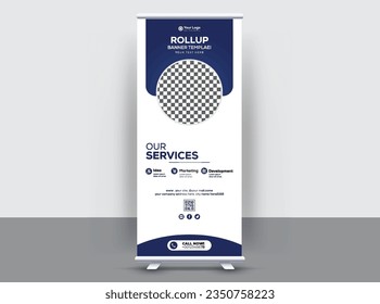  Clean And Modern Roll up X Stand Banner Design Templates 