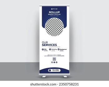  Clean And Modern Roll up X Stand Banner Design Templates 