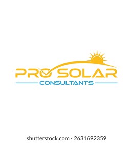 Clean and modern solar company logo featuring sun rays and energy elements, ideal for eco-friendly brands promoting renewable energy, innovation, and sustainability.

