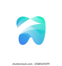 A clean and modern tooth logo, perfect for dental clinics, orthodontists, oral care brands, and healthcare-related businesses.