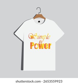 Clean and modern T-shirt Design
