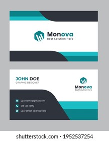 Clean and modern Vector business card template