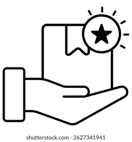 A clean and modern vector icon representing a loyalty program, featuring elements like a star, gift box, reward card, or point badge.

