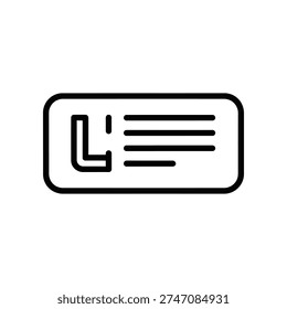 Clean and modern vector illustration of the Lyft app logo in black and white, ideal for tech, transportation, and business design projects.