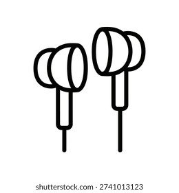 Clean and modern vector illustration of two black paper clips, perfect for office, organization, and productivity-themed designs with a minimalist aesthetic.
