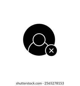 A clean and modern vector profile icon, ideal for user interfaces, login screens, social media, and digital identity designs.