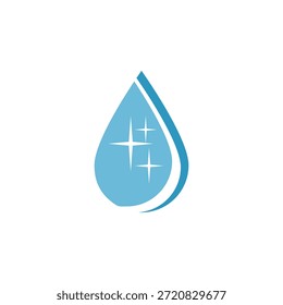 Vetor de ícone de gota d'água limpo e moderno ideal para IU, aplicativos móveis, sites, infográficos e branding. Totalmente escalável, editável e perfeito para conceitos ambientais, de hidratação e líquidos.