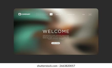 El diseño moderno y limpio del Sitio web da la bienvenida a los visitantes con la interfaz elegante y la navegación fácil del usuario