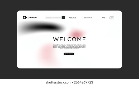 El diseño moderno y limpio del Sitio web da la bienvenida a los visitantes a la información Explore de la compañía y se conecta con la Asistencia rápidamente