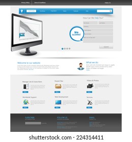 Clean Modern Website Template