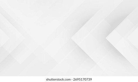 A clean and modern white background featuring geometric shapes with diagonal lines and subtle shadows, creating a minimalistic and elegant design perfect for contemporary aesthetics