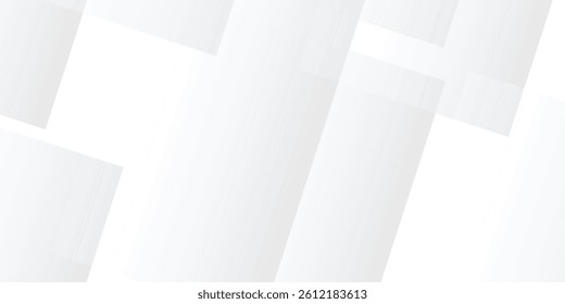 
Clean and modern white geometric abstract background featuring square patterns. Perfect for tech, business, and digital media projects.
