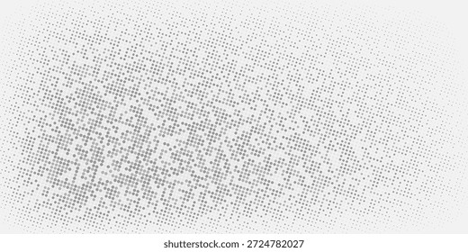 Limpie la textura de semitono monocromo con puntos circulares que se desvanecen suavemente.