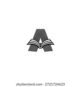 Ein Logo mit einer subtilen Buchlinie. Professionelle Vektorgrafik für Anwaltskanzleien, Rechtsberatung, Compliance-Agenturen und wissenschaftliche Forschung