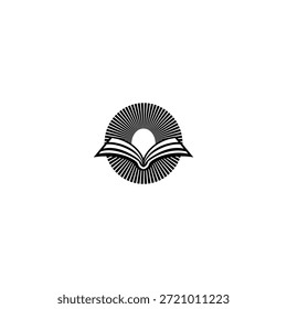 Limpe o logotipo S da letra monolina com uma linha de livro sutil. Vetor profissional para escritórios de advocacia, consultoria jurídica, agências de conformidade e pesquisa acadêmica