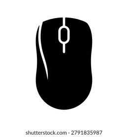 Clean Mouse Computer Peripheral Minimal Vector Icon