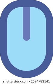 Clean mouse filled line icon