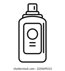 Clean mouthwash icon outline vector. Dental product. Mouth care