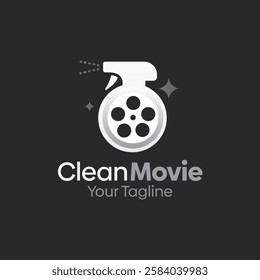 Clean Movie Logo Design Template. Good for Business, Agency, Community and Organization