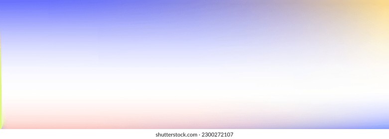 Clean Multicolor Pastel Bright Sunset Water Sky Wallpaper. White Vivid Colorful Spotlight Sky Gradient Blurry Texture. Light Blurred Soft Sunrise Vibrant Color Horizontal Gradient Mesh Backdrop.