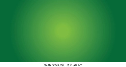 Clean natural green color gradation with pale tone paint on environmental friendly cardboard box blank paper texture background with space minimal style