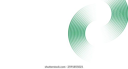 Clean natural green color gradation with pale tone paint on environmental friendly cardboard box blank paper texture background with space minimal style