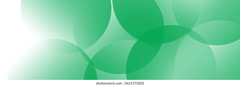 Clean natural green color gradation with pale tone paint on environmental friendly cardboard box blank paper texture background with space minimal style