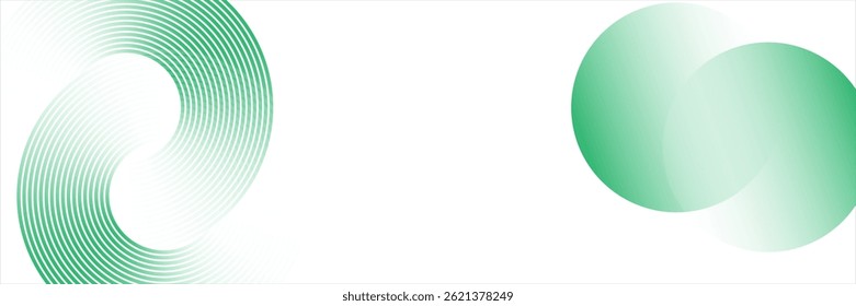 Clean natural green color gradation with pale tone paint on environmental friendly cardboard box blank paper texture background with space minimal style