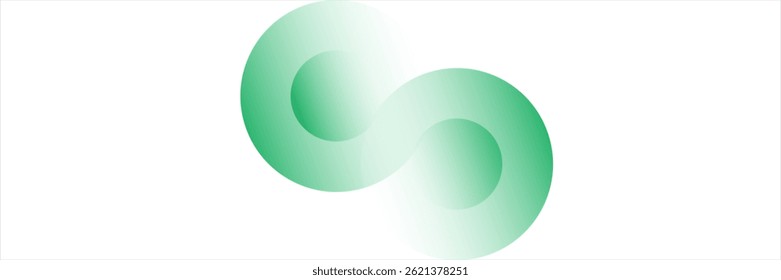 Clean natural green color gradation with pale tone paint on environmental friendly cardboard box blank paper texture background with space minimal style