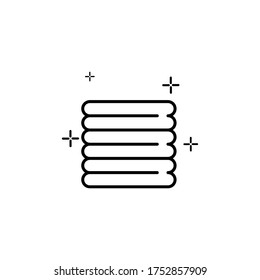 clean and neat laundry vector design template illustration