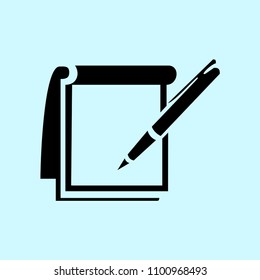 Clean notebook illustration