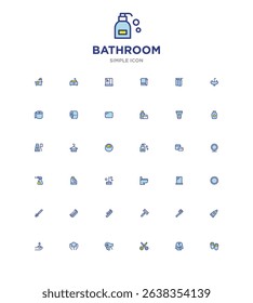Clean and organized bathroom essentials