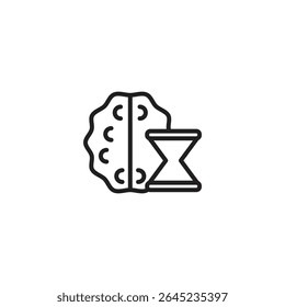 A clean outline icon depicting a hand holding two upward-pointing arrows, one with a downward-facing arrow inside, suggesting a change in direction or a mixed outcome.