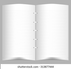 Clean paper note vector/illustration eps10