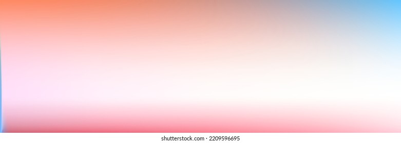 Clean Pastel Light Soft Blurred Gradient Smooth Surface. Colorful Sunrise Vibrant Sky Water Color Horizontal Gradient Mesh Backdrop. Bright Spotlight Sunset Multicolor Vivid White Sky Wallpaper.