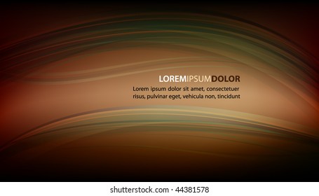 Limpiar tarjeta de vectores con Tono Pastel - Ondas transparentes