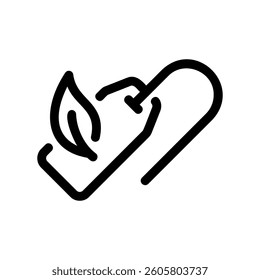 A clean pictogram focused on a topic tag