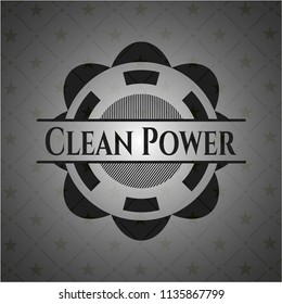 Clean Power dark emblem