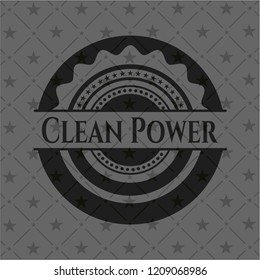 Clean Power dark emblem